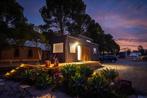 Pink Lake Tiny House Stay - BBQ Dinner & Campfire Experience