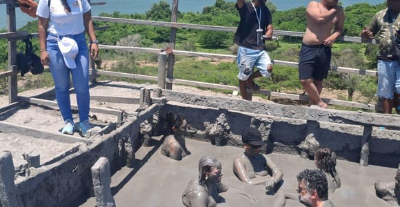 Cartagena: Volcano Mud Bath and Club Hotel Day Trip