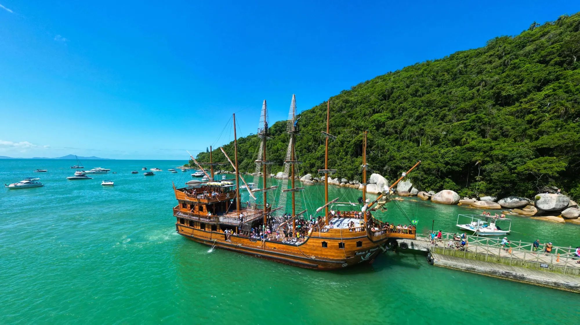 Balneário Camboriú: Sightseeing-Tour mit dem Piratenboot