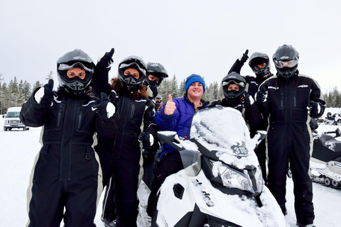 Au départ de Jackson : Excursion en motoneige au Grand Canyon de Yellowstone