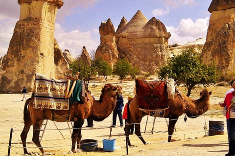 Vanuit Cappadocië: Dagtrip kamelenrit bij zonsopgang of zonsondergang