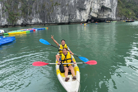 Hanoi: Ha Long Bay Day Cruise with Lunch, Cave & Kayaking Pick up in Hanoi old quarter