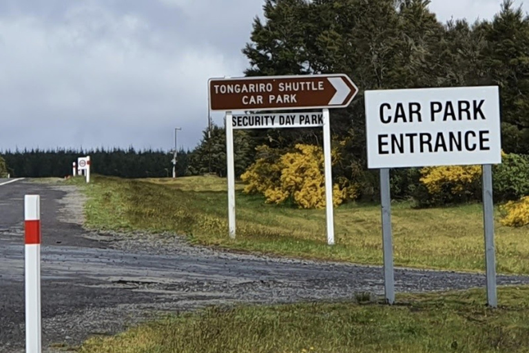 Ketetahi Park &amp; Ride One-Way Shuttle zum Tongariro Crossing