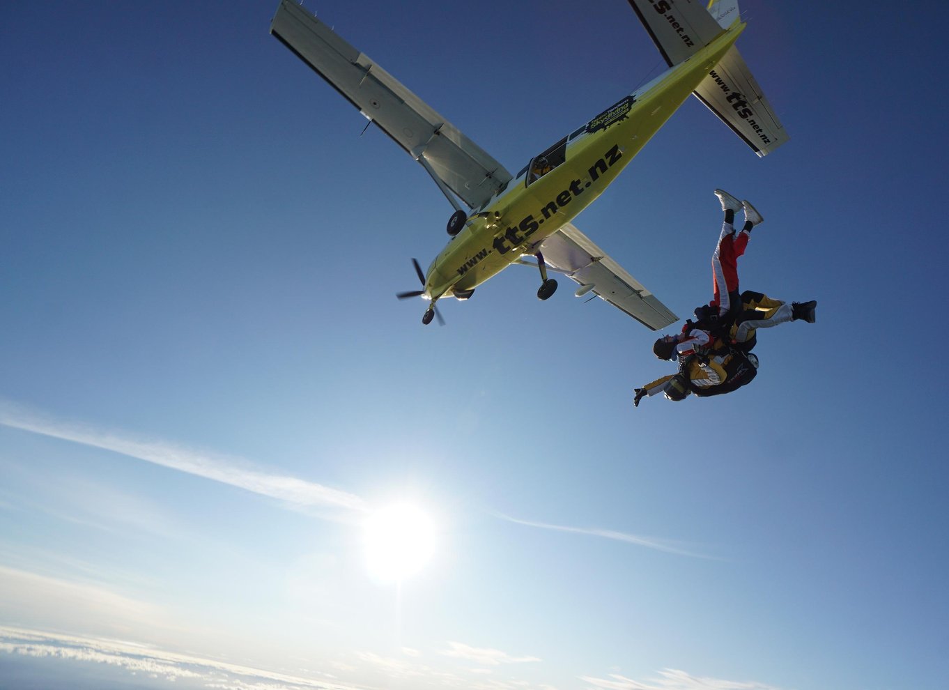 Tandem faldskærmsudspring i Taupo