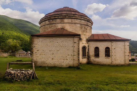 1-D do północnych Sheki: Yayla, Oğuz i Xal-Xal.