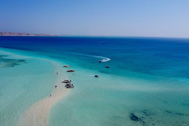 Hurghada: Go Luxury To Orange bay & Magawish island Full Day Hurghada: Luxury Boat Trip To Orange & Magawish Island