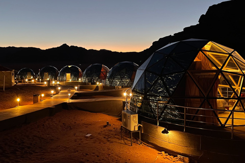 Aqaba, Petra et Wadi Rum Glamping, 3 jours au départ de JérusalemHôtel 3 étoiles de classe touristique