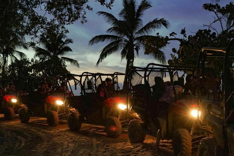 Punta Cana: Night Buggies, Cenote, Dominican Dinner, and Taino Party Punta Cana: Nighttime Buggies, Cenote, Dominican Dinner, and Taino Party