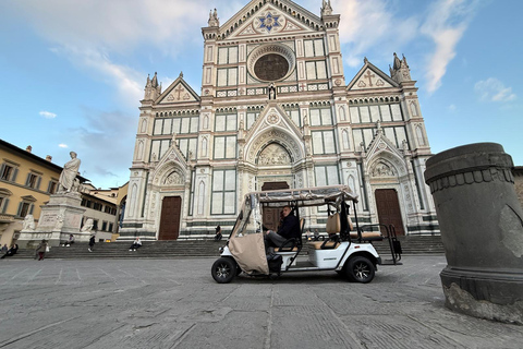 Florence: Private Guided Golf Cart Tour Senza Piazzale Michelangelo. Tour 1 ora.