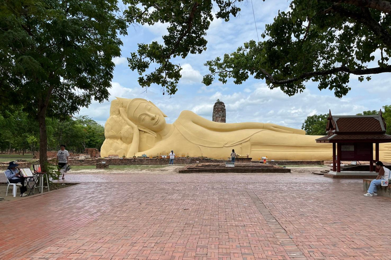 Vanuit Bangkok: Ayutthaya Werelderfgoed &amp; Zonsondergangboot PrivéVanuit Bangkok: Ayutthaya Werelderfgoed &amp; Privéboot bij zonsondergang