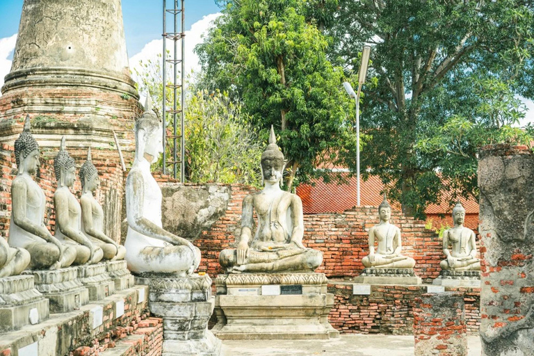 Bangkok: Ayutthaya Temples Day Trip with Sunset Cruise