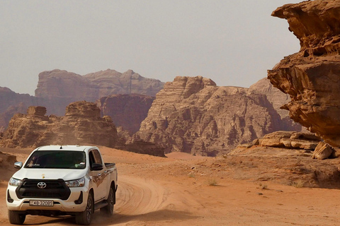 Burdah-Arch- Hiking of the highest stone arches of WadiRum Hiking on the top of Burdah-Arch - day trip