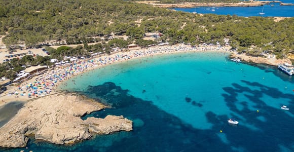 Ibiza: Cala Bassa Guided Jet Ski Tour