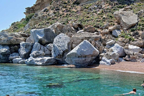 Kolymbia to Lindos:Boat Cruise with Swims & Free Time Lindos