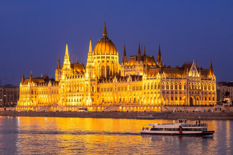 Budapest: cruceros en barco Prosecco premium y opción de música en vivoCrucero City Lights con Prosecco Premium