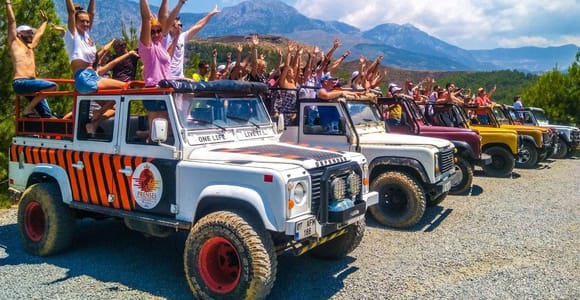 Alanya: Jeep Safari w/ Dim River & Water Fun
