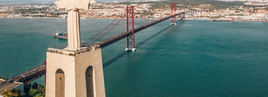 Belém, Cristo Rei et le quartier historique de Lisbonne.