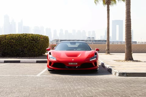 Dubai: Ferrari F8 Spider 1-Day Rental, No Deposit Required