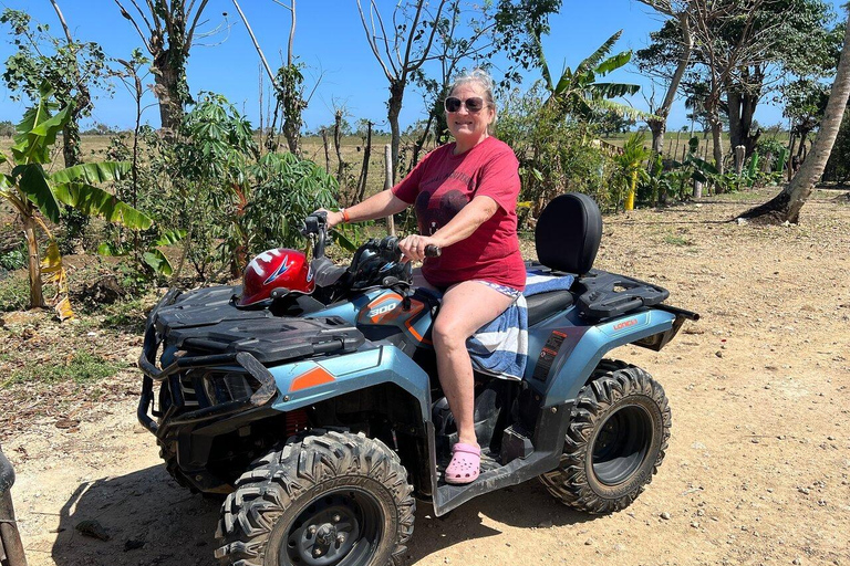 Aventura privada en quad y jardín por la campiña de Puerto Plata