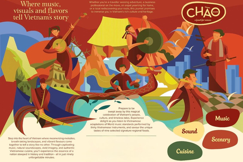 HCMC Evening: Chào Show Cultural Dinner & Music Performance Hotel pick-up and drop-off in District 1