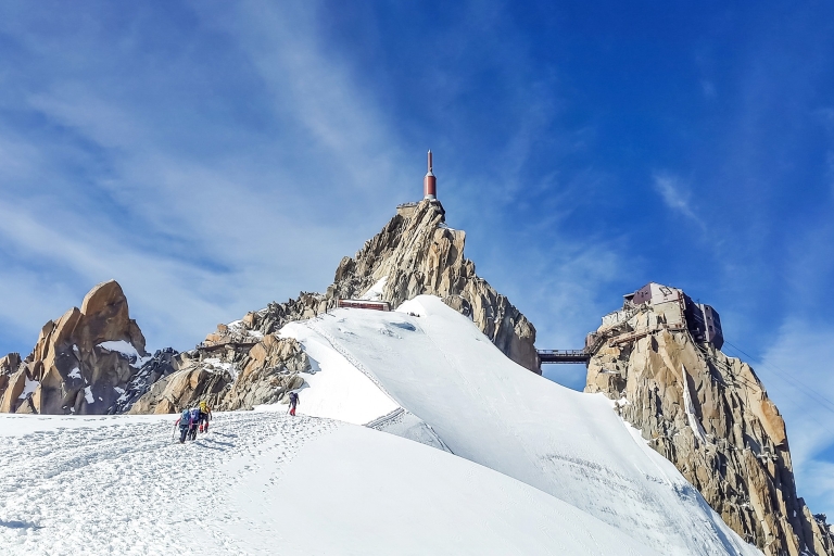 From Geneva: Guided Day Trip to Chamonix and Mont-Blanc Day Trip to Mont-Blanc and Cable Car Ticket Aiguille du Midi
