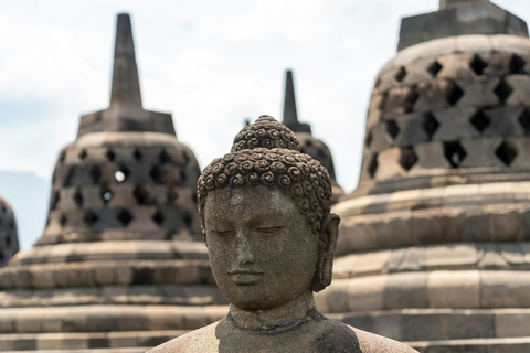 Merapi Sunrise, Borobudur Climb & Chicken Church with Guide