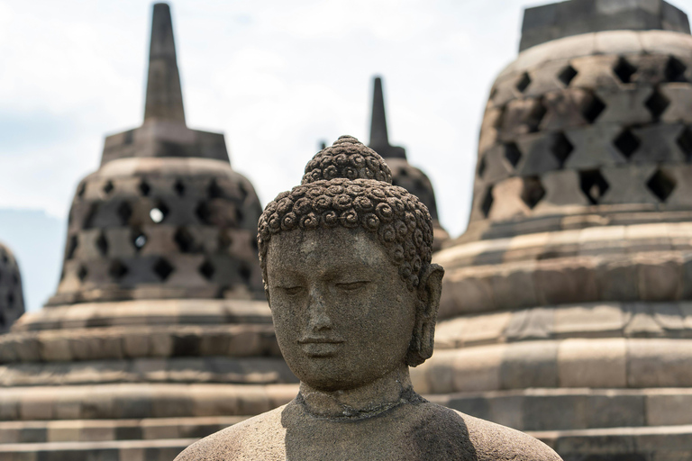 Merapi Sunrise, Borobudur Climb & Chicken Church with Guide
