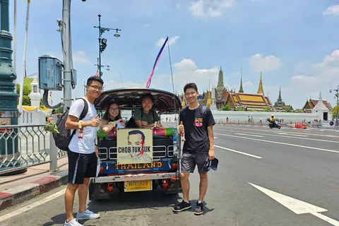 Bangkok: Paseo en CHOB TUK TUK + Recorrido por el Canal + Degustación de Comida