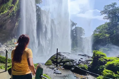 Desde Palenque: Excursión de un día a Misol-Ha y las Cascadas de Agua Azul