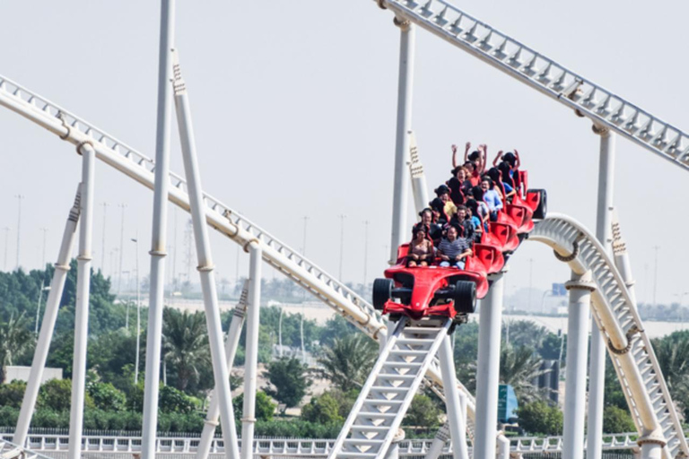 From Dubai: Sheikh Grand Zayed Mosque & Ferrari World Entry Shared Tour