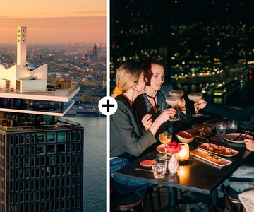 A'DAM Lookout Ticket and Lunch or Dinner Voucher