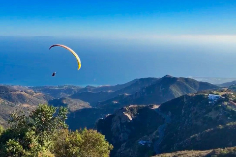 Aventure en parapente tandem entre les collines et la plage de Malibu