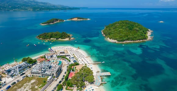 From Tirana/Durres/Golem: Saranda,Ksamil & Blue Eye Day trip
