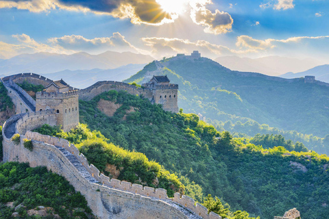 Peking: Badaling Great-Wall nattbiljett （med show）