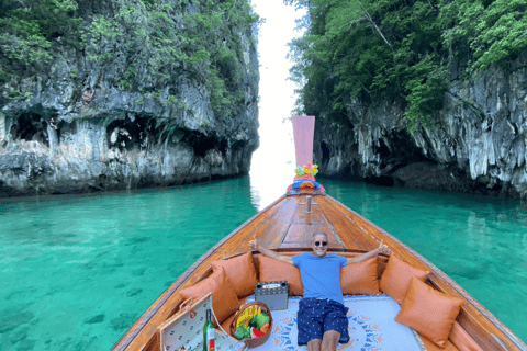 Krabi: Private Luxury Long-Tail Boat Tour to Hong Island Full-Day Tour