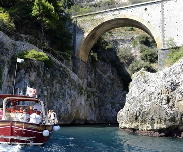 From Salerno: Day Trip to Amalfi Coast by Boat with Drinks