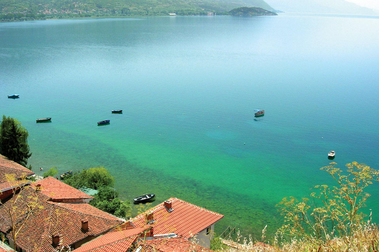 Depuis Tirana : Excursion d&#039;une journée au lac d&#039;Ohrid et à Struga en Macédoine du Nord