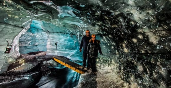 From Vik: Myrdalsjokull glacier and Katla Ice Cave Tour
