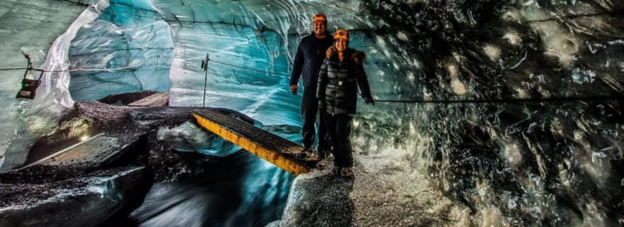 Au départ de Vik : Visite du glacier Myrdalsjokull et de la grotte de glace Katla