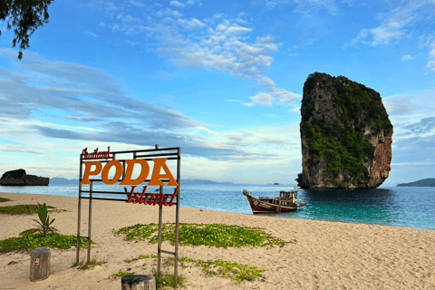 Krabi Sunrise 4 ilhas em um barco antigo de luxo (JOIN)Krabi Sunrise 4 ilhas de lancha rápida PARTICIPA