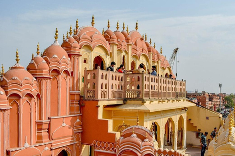 Desde Delhi: Visita guiada de la ciudad de Jaipur con almuerzoDesde Delhi: Excursión con Entradas