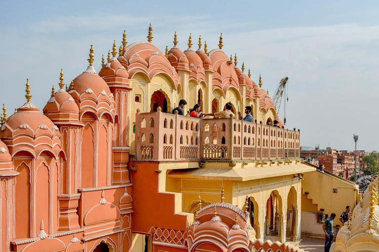 Desde Delhi: Visita guiada de la ciudad de Jaipur con almuerzoDesde Delhi: Excursión con Entradas