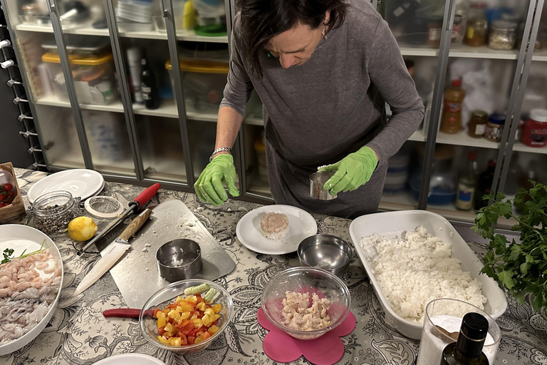 Historic market tour and cooking class in the heart of Catania