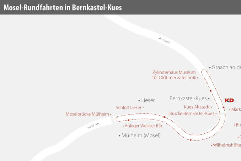 Bernkastel-Kues : Croisière panoramique sur la Moselle