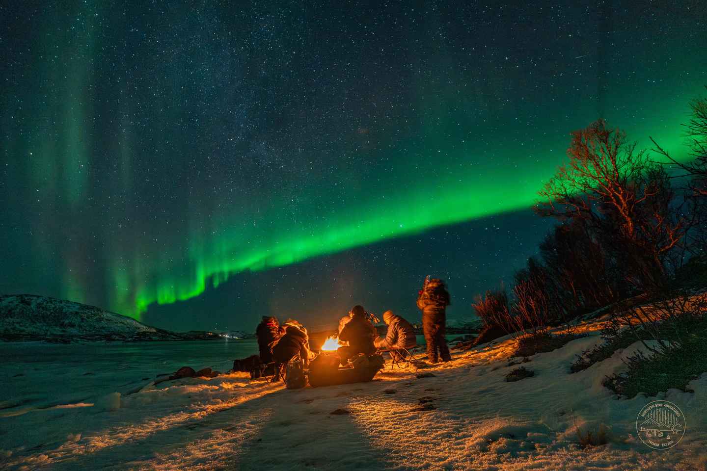 「トロムソ：オーロラ撮影ツアー」