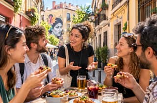 Madrid: Vegane Foodtour in Lavapiés mit 3 Verkostungen & Getränken