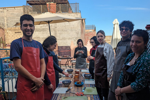 Marrakech: Corso di cucina marocchina con una famiglia locale