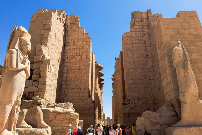 Desde Sharm El Sheikh Excursión de un día con guía a Luxor en avión