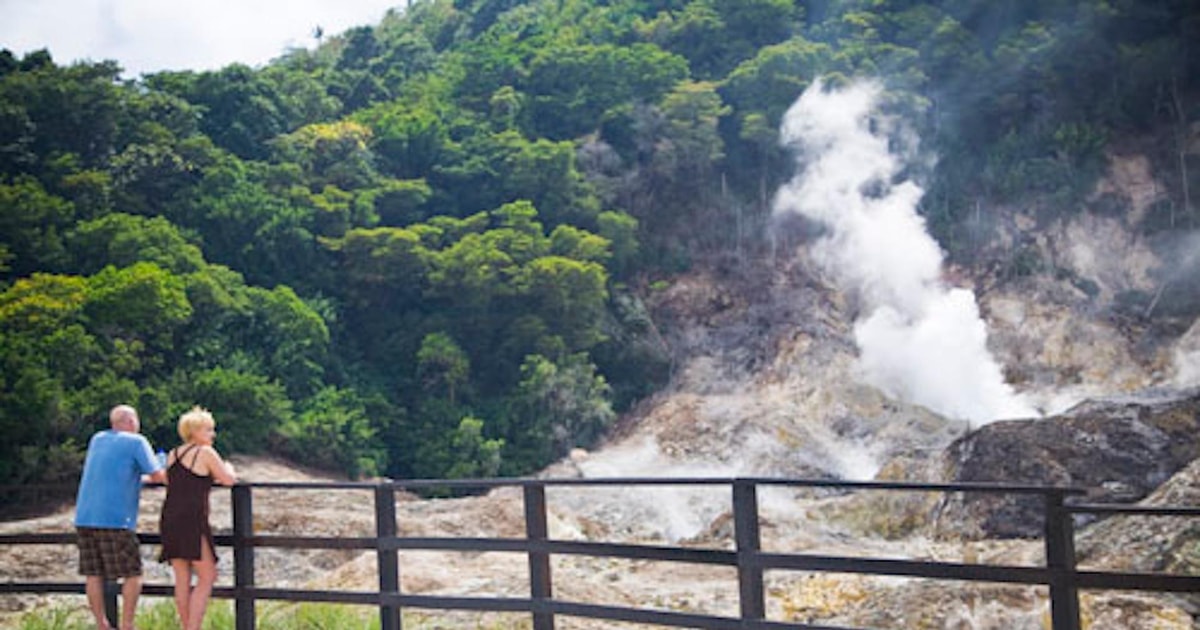 Saint Lucia Waterfall and VolcanoMud Baths Experience GetYourGuide