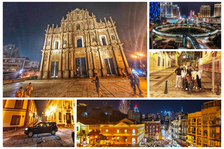 Macau Night City Tour｜Private Limo Tour with Driver-Guide 5 hours | 9 seater Van - Max for 8 pax